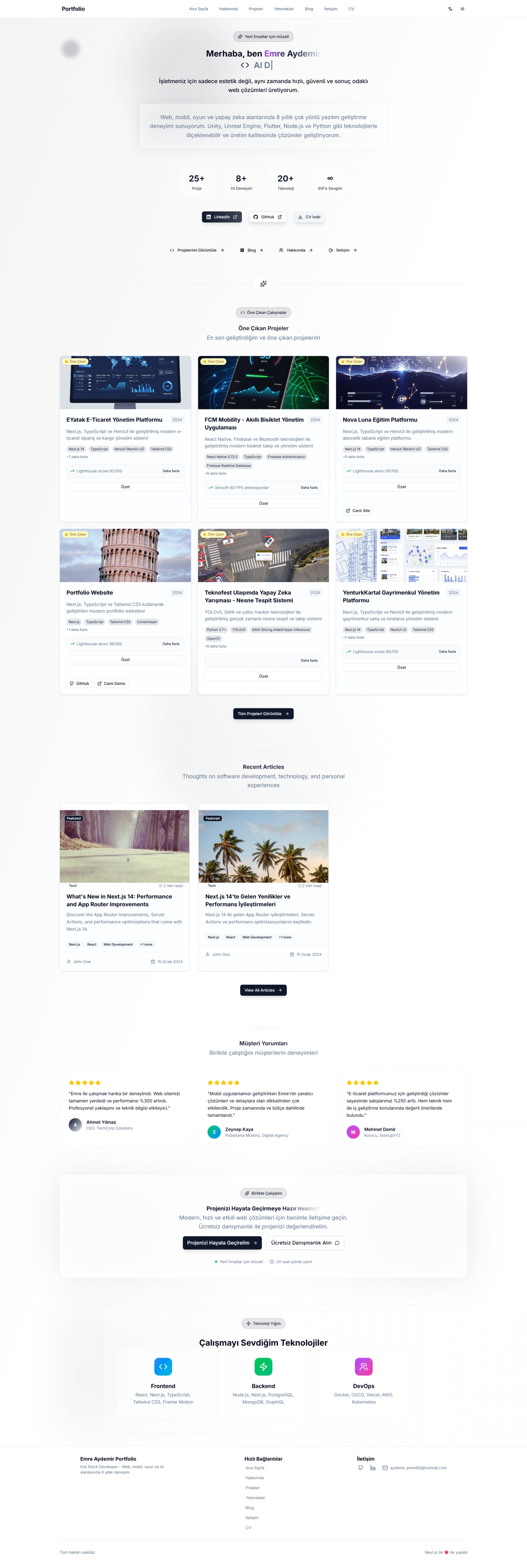 Portfolio Homepage